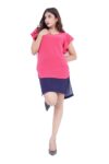 Item-17 Main Photo Womens Top Flutter Sleeves – Magenta